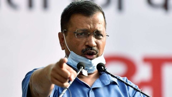 I appeal to all of you to celebrate Holi with your family and avoid crowds," Arvind Kejriwal said.(HT File Photo)