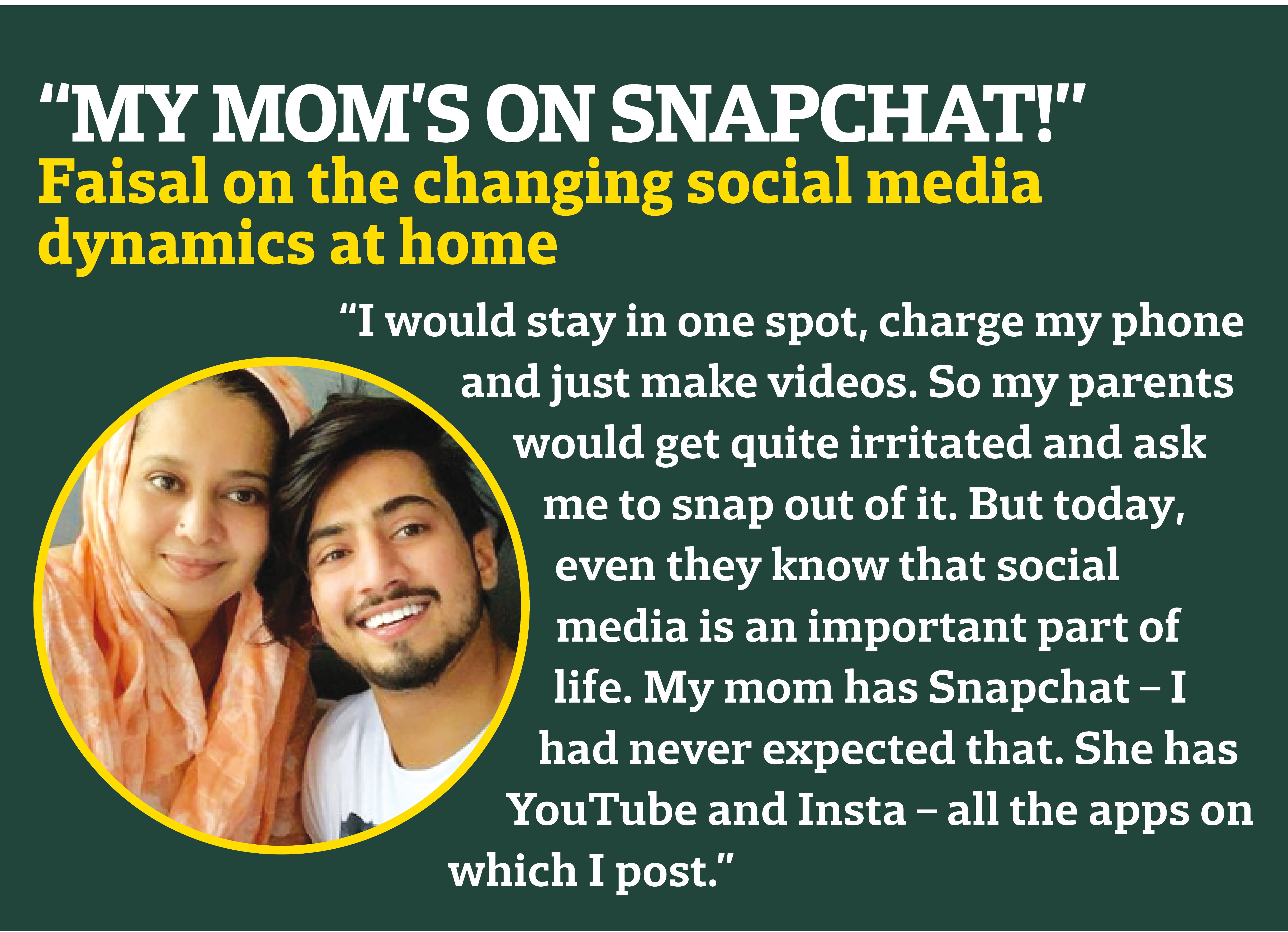 Faisal’s mom is also on all the platforms he’s on Faisal’s mom is also on all the platforms he’s on