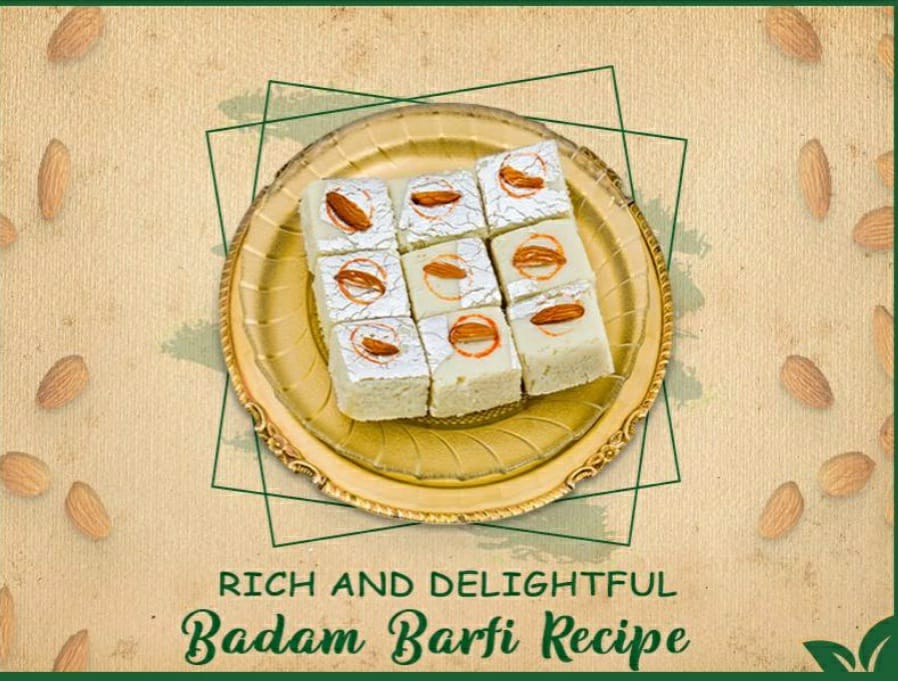 Badam Barfi - Almond Fudge(Dr. Smita Naram, Co-Founder, Ayushakti)