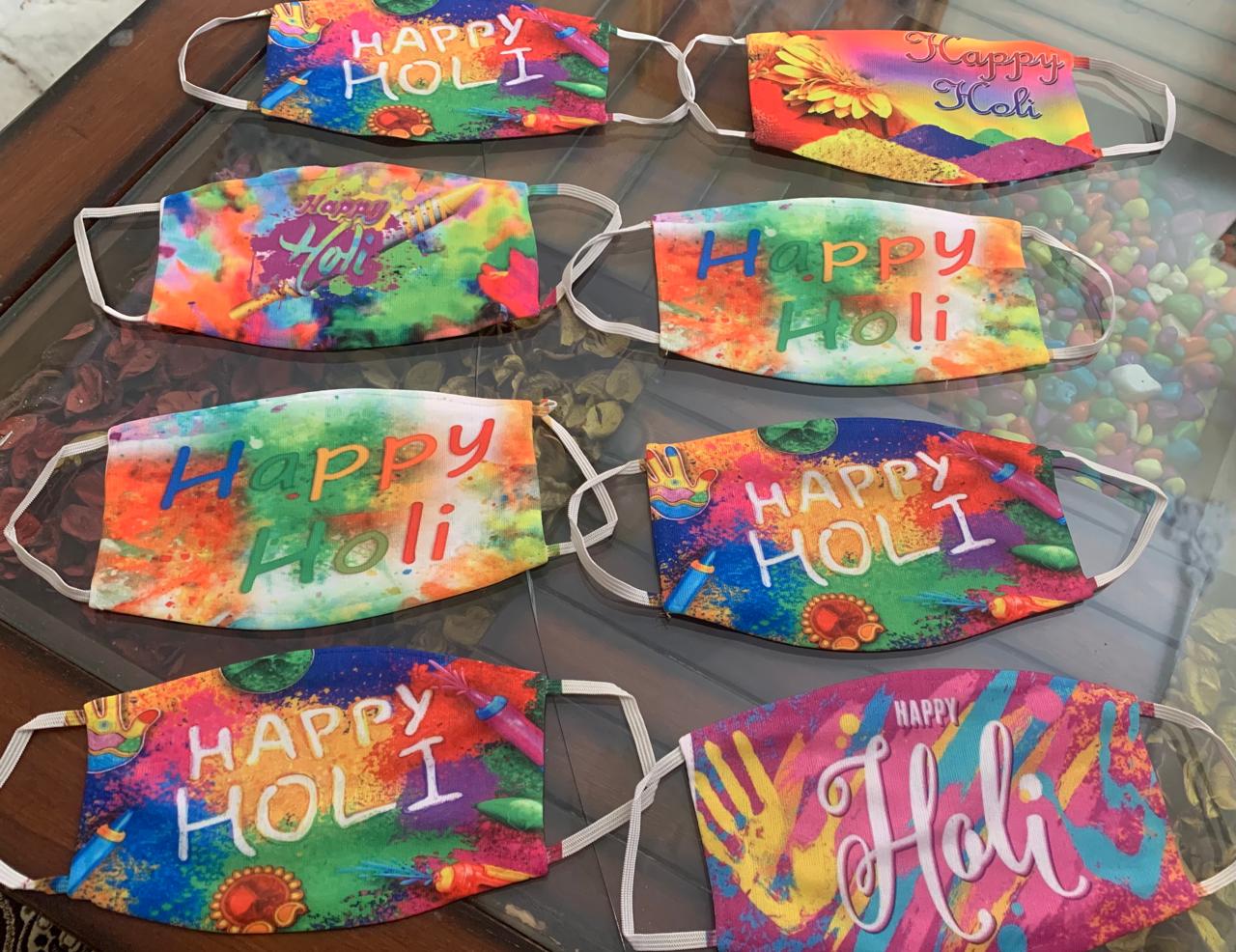 Pawri, Holi Hai! Party, selfie lovers order funky tees and masks