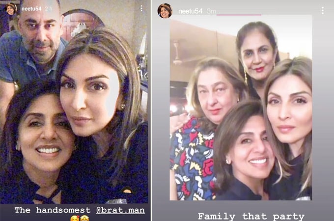 Neetu shared pictures from the party. Neetu shared pictures from the party.