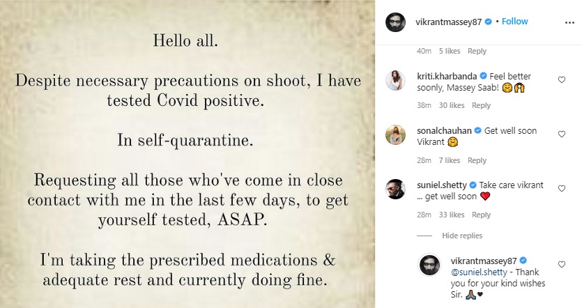 Source: Instagram/vikrantmassey87