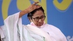 West Bengal chief minister Mamata Banerjee during a public meeting, in East Midnapore on Sunday. (ANI Photo)
