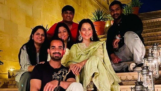 Kangana Ranaut is currently shooting in Jaisalmer, Rajasthan, for her upcoming movie. The actor revealed she will be working on Holi this year.