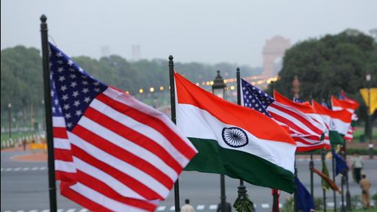 File photo: US, Indian flags flutter near the Presidential Palace in New Delhi. (AP) File photo: US, Indian flags flutter near the Presidential Palace in New Delhi. (AP)