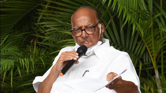 NCP chief Sharad Pawar. (Arvind Yadav/HT Photo) NCP chief Sharad Pawar. (Arvind Yadav/HT Photo)
