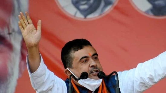 BJP leader and Nandigram candidate Suvendu Adhikari (HT Photos) BJP leader and Nandigram candidate Suvendu Adhikari (HT Photos)