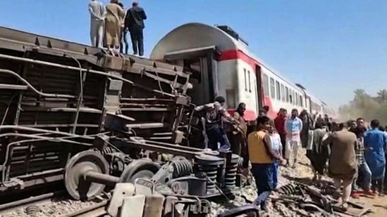 Most of those injured in Friday's crash, that occurred in the Tahta district of the southern Sohag province, suffered fractures.(AFP Photo)