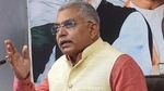 Bengal BJP chief Dilip Ghosh took a swipe at the CM, while addressing a rally in Purulia district on Wednesday. (PTI PHOTO.)(HT_PRINT)