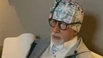 Amitabh Bachchan in a music studio. Amitabh Bachchan in a music studio.