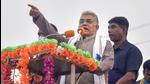 The statement immediately led to speculations since Dilip Ghosh , who is a Lok Sabha member from Midnapore, is the only prominent face of the party who is not contesting the assembly polls. (PTI PHOTO.)