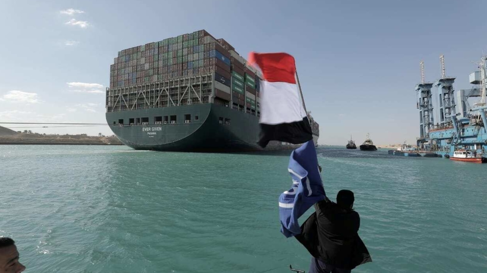 Probe underway, day after cargo ship freed in Suez Canal