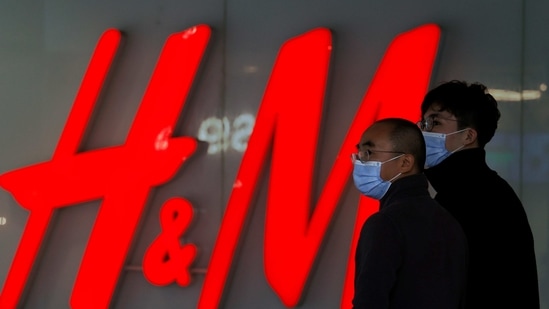 The stocks jumped after Chinese social-media users last week called for a boycott of Swedish retailer Hennes &amp; Mauritz AB. (AP Photo/Ng Han Guan)(AP)