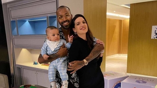 Hardik Pandya and Natasa Stankovic's son Agastya was born on July 30 last year.