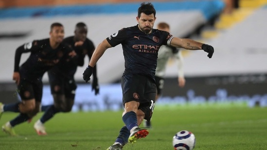 File image of Sergio Aguero.(Pool via REUTERS)