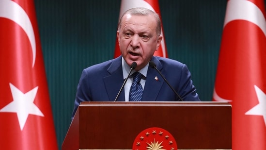Nighttime curfews that are in place across the country would continue, President Recep Tayyip Erdogan said.(AFP)