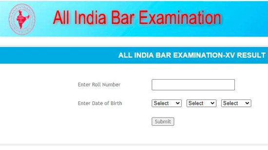 AIBE XV results: Candidates who have appeared in the exam can check their results at allindiabarexamination.com.(allindiabarexamination.com)