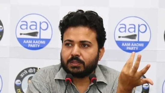 AAP leader and MCD in-charge Durgesh Pathak.(Image via Twitter) AAP leader and MCD in-charge Durgesh Pathak.(Image via Twitter)
