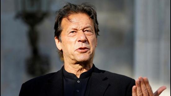 Pakistan's Prime Minister Imran Khan, who is recovering from Covid-19, sent the letter on Monday in response to PM Modi’s message of greetings on the occasion of Pakistan Day on March 23. (REUTERS PHOTO.)