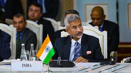 External affairs minister S Jaishankar speaks at the 9th Heart of Asia Ministerial Conference in Dushanbe. (PTI) External affairs minister S Jaishankar speaks at the 9th Heart of Asia Ministerial Conference in Dushanbe. (PTI)