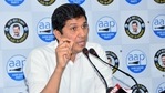 "It is shameful that BJP-ruled MCD has distributed dry ration to only one MCD school," AP’s chief spokesperson Saurabh Bhardwaj said.(ANI) "It is shameful that BJP-ruled MCD has distributed dry ration to only one MCD school," AP’s chief spokesperson Saurabh Bhardwaj said.(ANI)