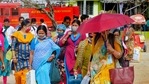 Polling officials leave from a distribution centre in Bankura on the eve of second phase of West Bengal Assembly Elections 2021.(PTI) Polling officials leave from a distribution centre in Bankura on the eve of second phase of West Bengal Assembly Elections 2021.(PTI)