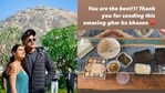 Fatima Sana Shaikh received 'ghar ka khaana' from Anil Kapoor. Fatima Sana Shaikh received 'ghar ka khaana' from Anil Kapoor.