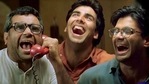 Paresh Rawal, Akshay Kumar and Suniel Shetty in a still from Hera Pheri. Paresh Rawal, Akshay Kumar and Suniel Shetty in a still from Hera Pheri.