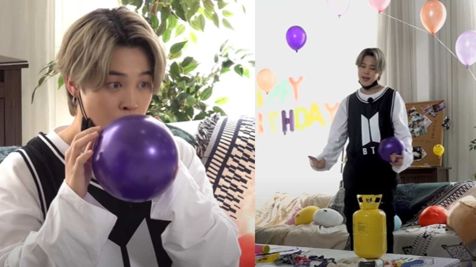 BTS: Jimin delivers Fake Love and Zero O'Clock's helium versions, raps