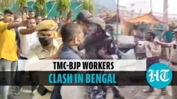 Clash between TMC, BJP workers in Bengal