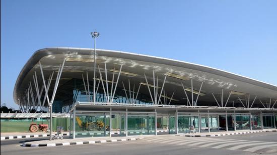 Kempegowda International Airport in Bengaluru. (HT Archive)