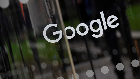 The Google name is displayed outside the company's office in London, Britain. (Reuters)