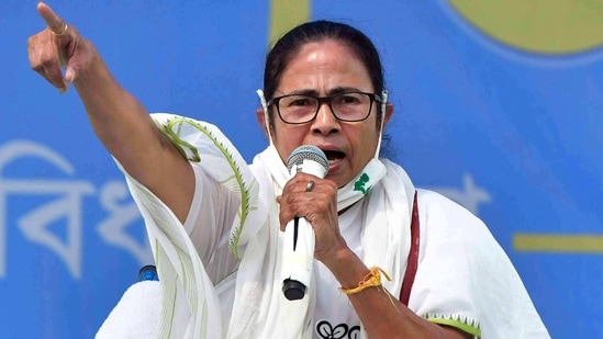 Mamata Banerjee’s letter drew broad support from Opposition leaders but flak from the BJP, which said the move betrayed her nervousness about the ongoing polls.(ANI)