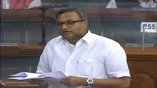 Congress MP Karti Chidambaram. (PTI)