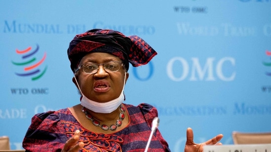 "A rapid, global and equitable vaccine rollout is the best stimulus that we have,” Okonjo-Iweala said at a news conference presenting the annual trade forecast. (AFP) "A rapid, global and equitable vaccine rollout is the best stimulus that we have,” Okonjo-Iweala said at a news conference presenting the annual trade forecast. (AFP)
