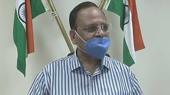 Delhi health minster Satyendar Jain attributed the rising number of cases to the fact that many people were still not wearing face masks. (ANI Twitter) Delhi health minster Satyendar Jain attributed the rising number of cases to the fact that many people were still not wearing face masks. (ANI Twitter)
