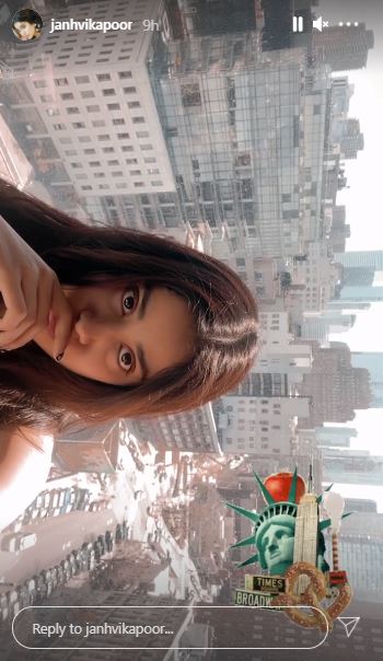 Janhvi Kapoor in New York.