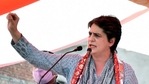 Priyanka Gandhi took a jibe at Union finance minister Nirmala Sitharaman's 'oversight in issuing order' comment(ANI) Priyanka Gandhi took a jibe at Union finance minister Nirmala Sitharaman's 'oversight in issuing order' comment(ANI)