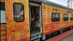 Agartala Rajdhani Special train with Tejas type sleeper coaches. Tejas is India’s first private semi-high speed fully air-conditioned train. (PTI) Agartala Rajdhani Special train with Tejas type sleeper coaches. Tejas is India’s first private semi-high speed fully air-conditioned train. (PTI)