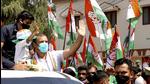 Congress leader Rahul Gandhi during an election campaign ahead of the Kerala assembly polls in Mananthavady on Thursday. (PTI PHOTO.) Congress leader Rahul Gandhi during an election campaign ahead of the Kerala assembly polls in Mananthavady on Thursday. (PTI PHOTO.)
