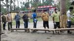 Voters queuing outside a polling station in Darrang district in Assam on Thursday. (Photo: CEO Assam) Voters queuing outside a polling station in Darrang district in Assam on Thursday. (Photo: CEO Assam)