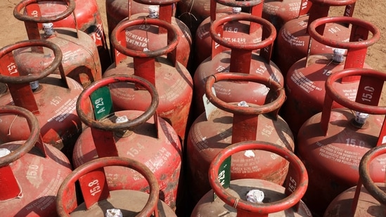 The government-controlled Indian Oil Corporation (IOC), India’s largest fuel retailer, on Wednesday announced reducing the cooking gas price. (Bloomberg) The government-controlled Indian Oil Corporation (IOC), India’s largest fuel retailer, on Wednesday announced reducing the cooking gas price. (Bloomberg)