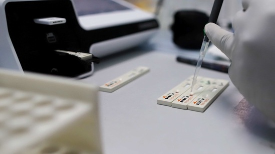 The researchers noted that testing the population is key to stopping the spread of the virus. (Bloomberg) The researchers noted that testing the population is key to stopping the spread of the virus. (Bloomberg)