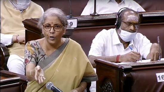 Union finance minister Nirmala Sitharaman. (ANI) Union finance minister Nirmala Sitharaman. (ANI)