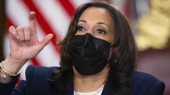 Harris urged faith leaders to encourage people to get the vaccine. Harris urged faith leaders to encourage people to get the vaccine.