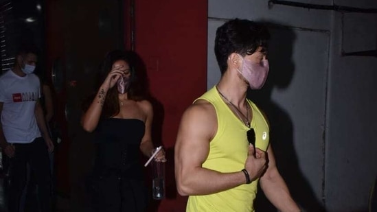 Tiger Shroff with his sister Krishna Shroff.