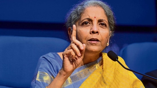 File photo of finance minister Nirmala Sitharaman.(Mint)