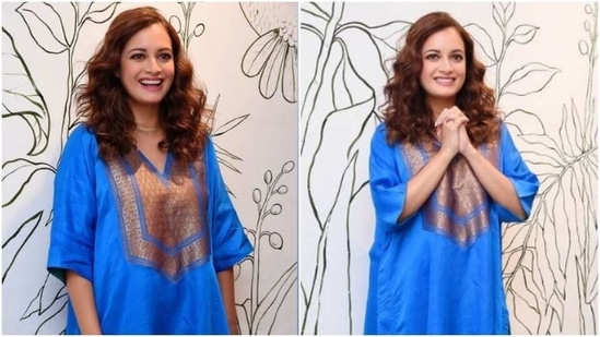 Dia Mirza at the promotions of Wild Dog(Instagram story/ diamirzaofficial) Dia Mirza at the promotions of Wild Dog(Instagram story/ diamirzaofficial)