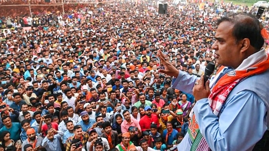 EC has issued a notice to Sarma(PTI) EC has issued a notice to Sarma(PTI)