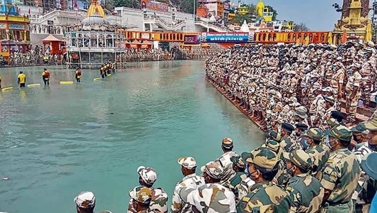Haridwar is a paradise for the pilgrims who throng the Ghats of the river to attain nirvana. (PTI) Haridwar is a paradise for the pilgrims who throng the Ghats of the river to attain nirvana. (PTI)